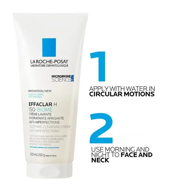La Roche-Posay Effaclar H ISO-BIOME Wash - 200ml3.webp