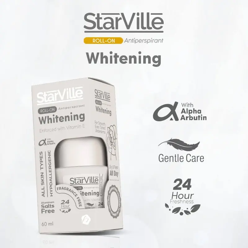 Starville Whitening Roll On Fragrance Free - 60 ml4.webp