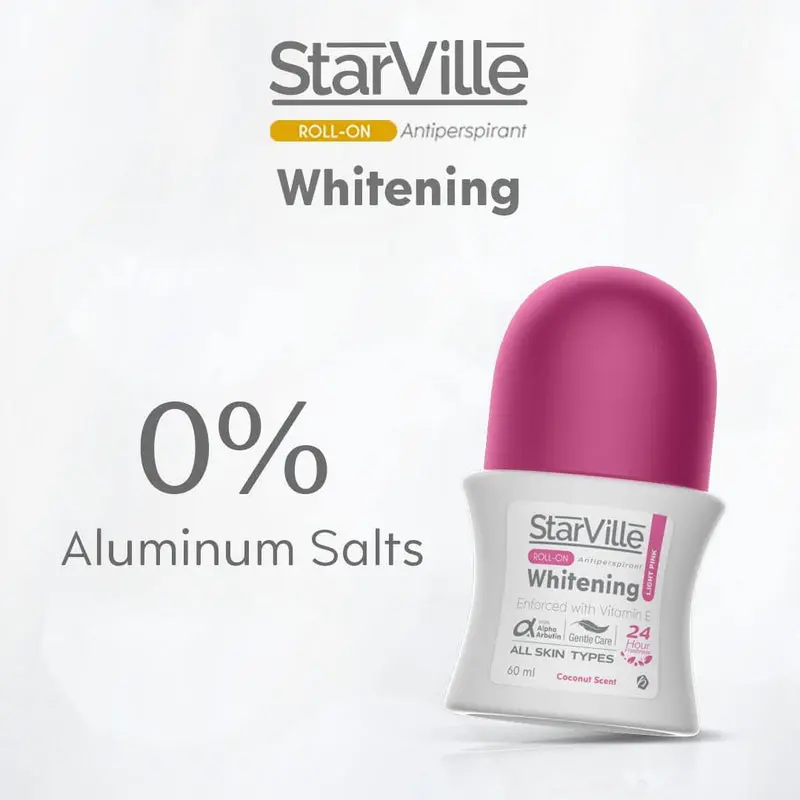 Starville Whitening Roll on Light Pink with Coconut Scent - 60 ml5.webp