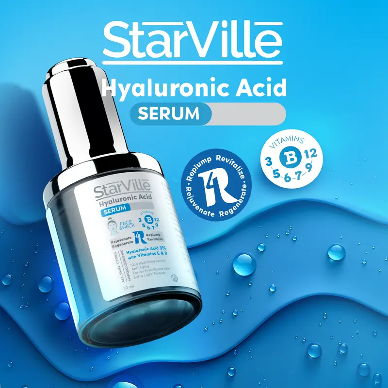 StarVille Hyaluronic Acid Serum - 30ml2.webp