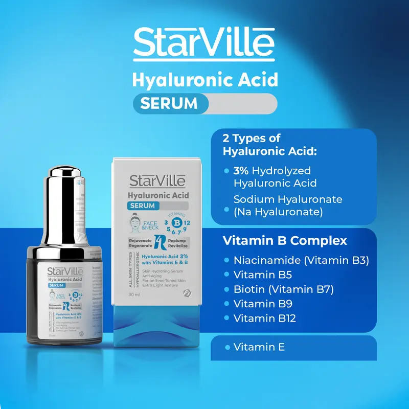 StarVille Hyaluronic Acid Serum - 30ml4.webp