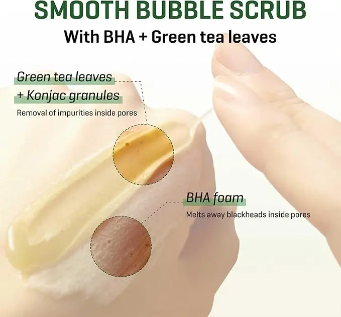 SOME BY MI Bye Bye Blackhead 30 Days Miracle Green Tea Tox Bubble Cleanser4.webp