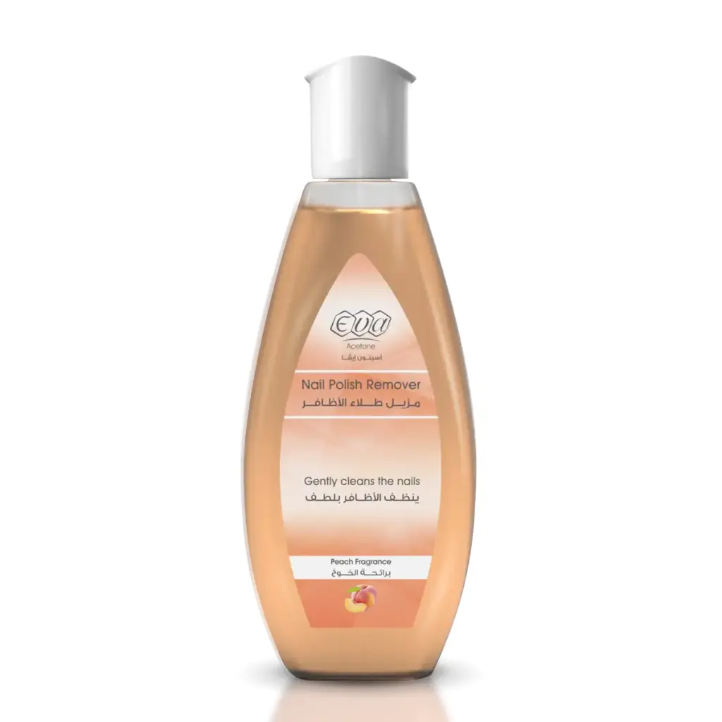 Eva Acetone Nail Polish Remover Peach Fragrance 100 ml