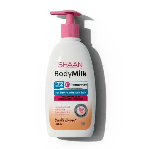 [Koz1729] Shaan Body Milk Vanilla Coconut - 300 ml 
